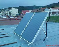 Solární systém pro ohřev teplé vody - Brno